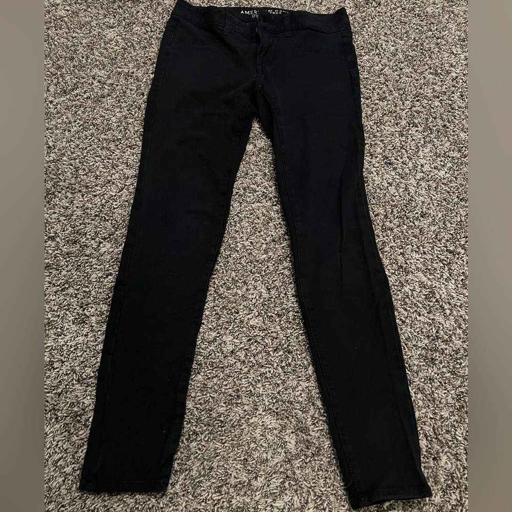 American Eagle black jeggings